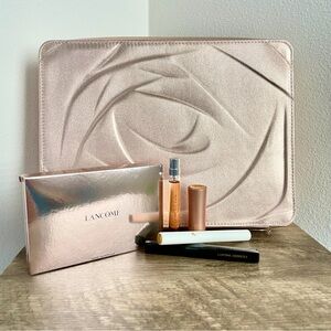 NWT Lancôme Holiday 2024 Make Up Set + Rose Gold Make Up Case